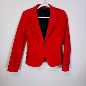 Express Red Blazer Jacket Women's 4